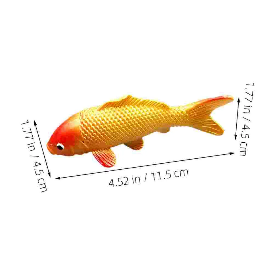 Aquarium Ornament 4 Stck Knstliche Koi-Fische Mini  Realistische  Schwimmende Deko Fr Aquarium