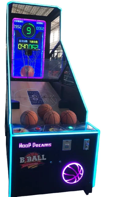 Arcade Basketball Games (Online Battle & Challenge, Shoot Hoops) -  Electronic Basketball Arcade Games, Dual Shot / Blue