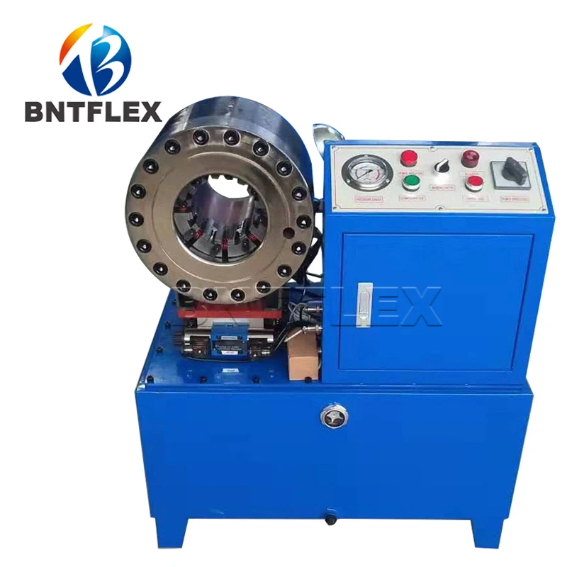 Automatic 2'' 4sh rubber pipe crimper P32 high pressure hydraulic hose crimping pressing machine