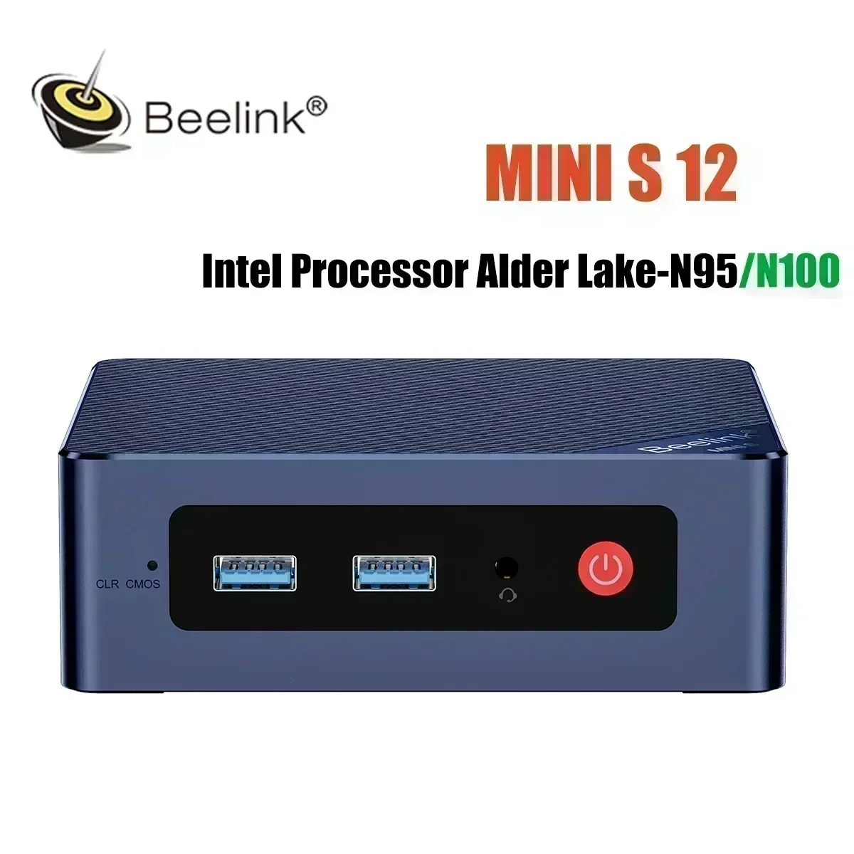 Beelink 미니 S 셀러론 N5095 Beelink S12 12 세대 N95 N100 미니 PC 게이머, 윈도우 11 DDR4 8GB 256GB SSD