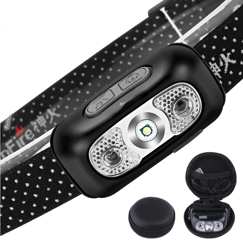 

Induction Headlight Strong Light Night Fishing Exclusive for Fishing Charging Super Bright Ultra-Long Life Battery Head-Mounted