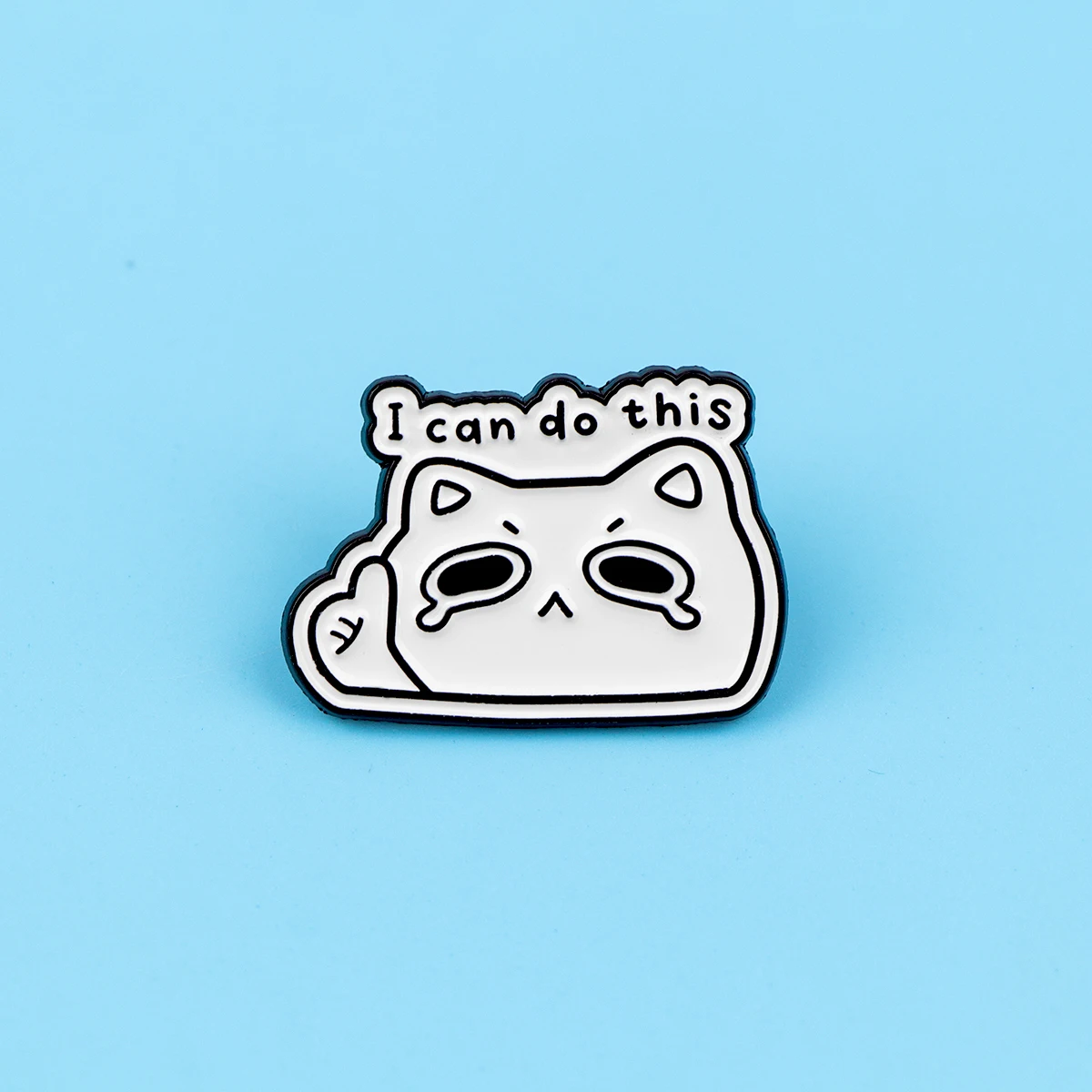 Charming Cat Enamel Pin Brooch – Stylish Metal Lapel Accessory and Gift