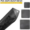 6cm 8cm 12cm PVC Black  Computer Fan Dust Filter Net Dustproof Cover Guard PC Cooler Fan Mesh Case 4