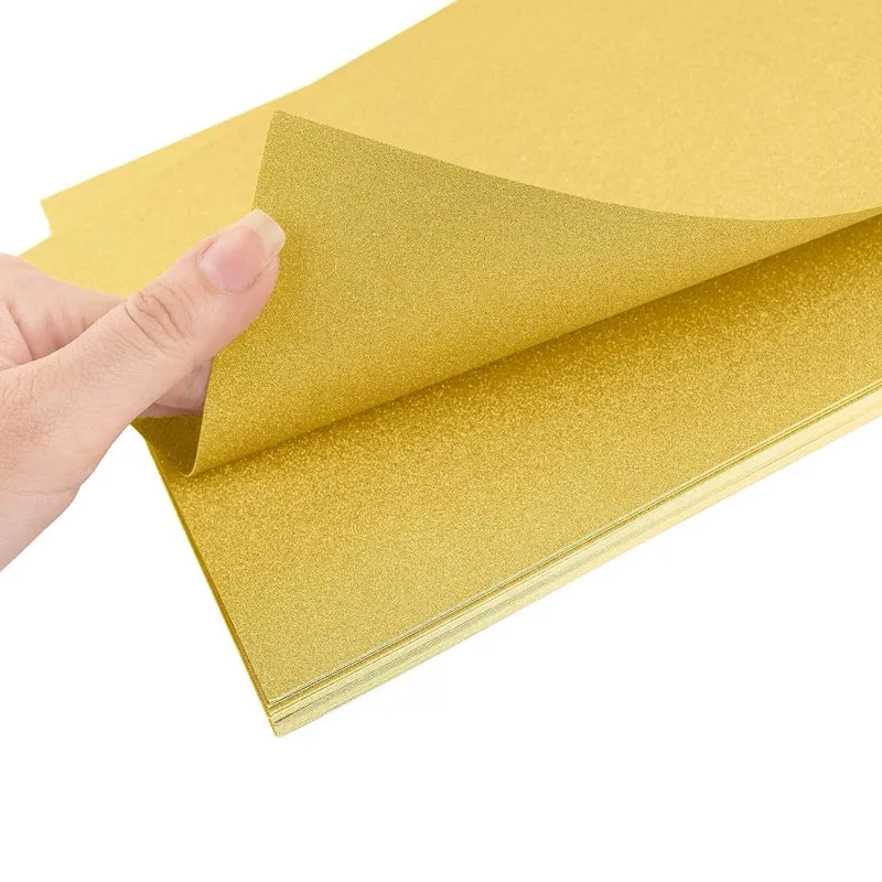 5/10Pcs Gold Cardstock Paper Double Sided Gold Glitter Paper Perfect for  DIY Projects Wedding Cake Decorations Arts & Crafts - AliExpress