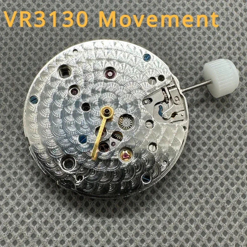 

Shanghai New Automatic Machinery Calendarless VR 3130 Movement Blue Oil Silk Water Ghost Movement Watch Mouvement Accessories