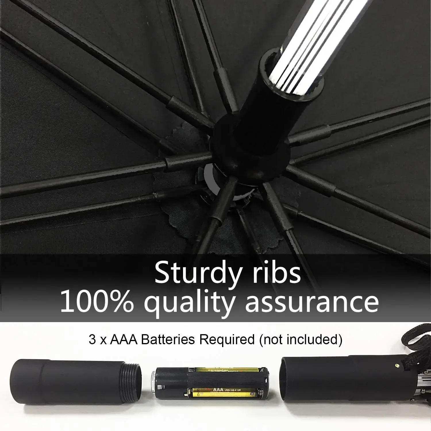 LED Light Up Umbrellas with Flashlight Handle Clear Black Gray Red mini umbrella folding umbrella automatic umbrella