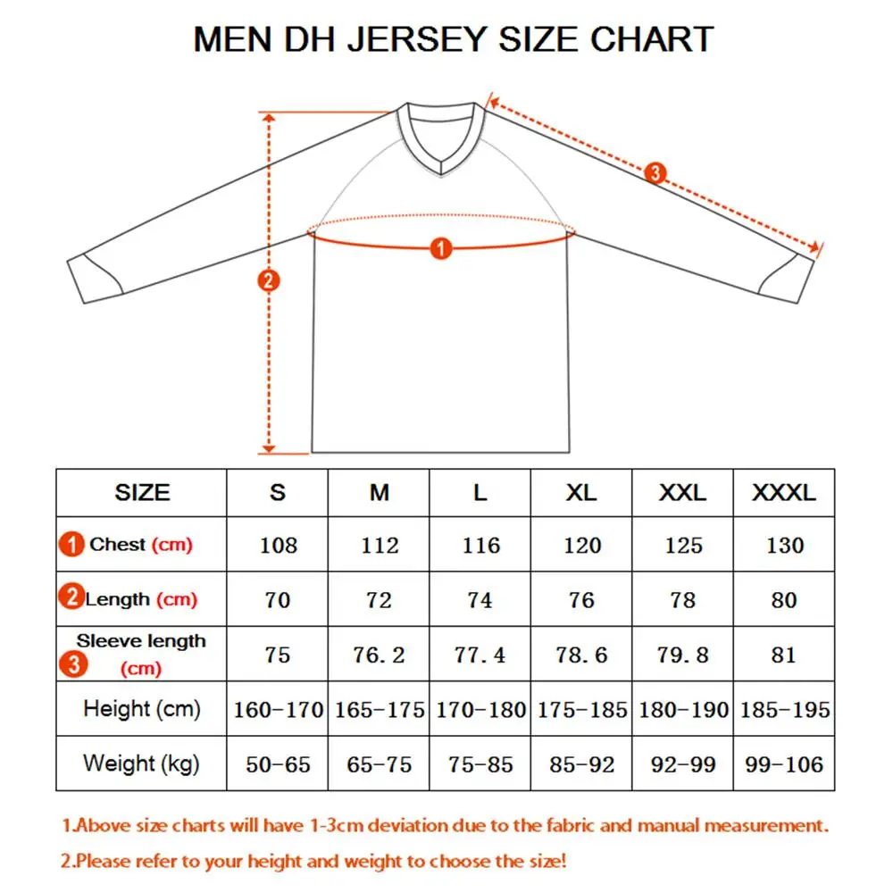 Bike Cycling Jersey Bike Cycling Clothes RF MTB Motocross Cycling Jerseys Motorcycle T-Shirt Bicycle Racing Jersey Off Road Wear Clothing MTB Bike Downhill Jerseys