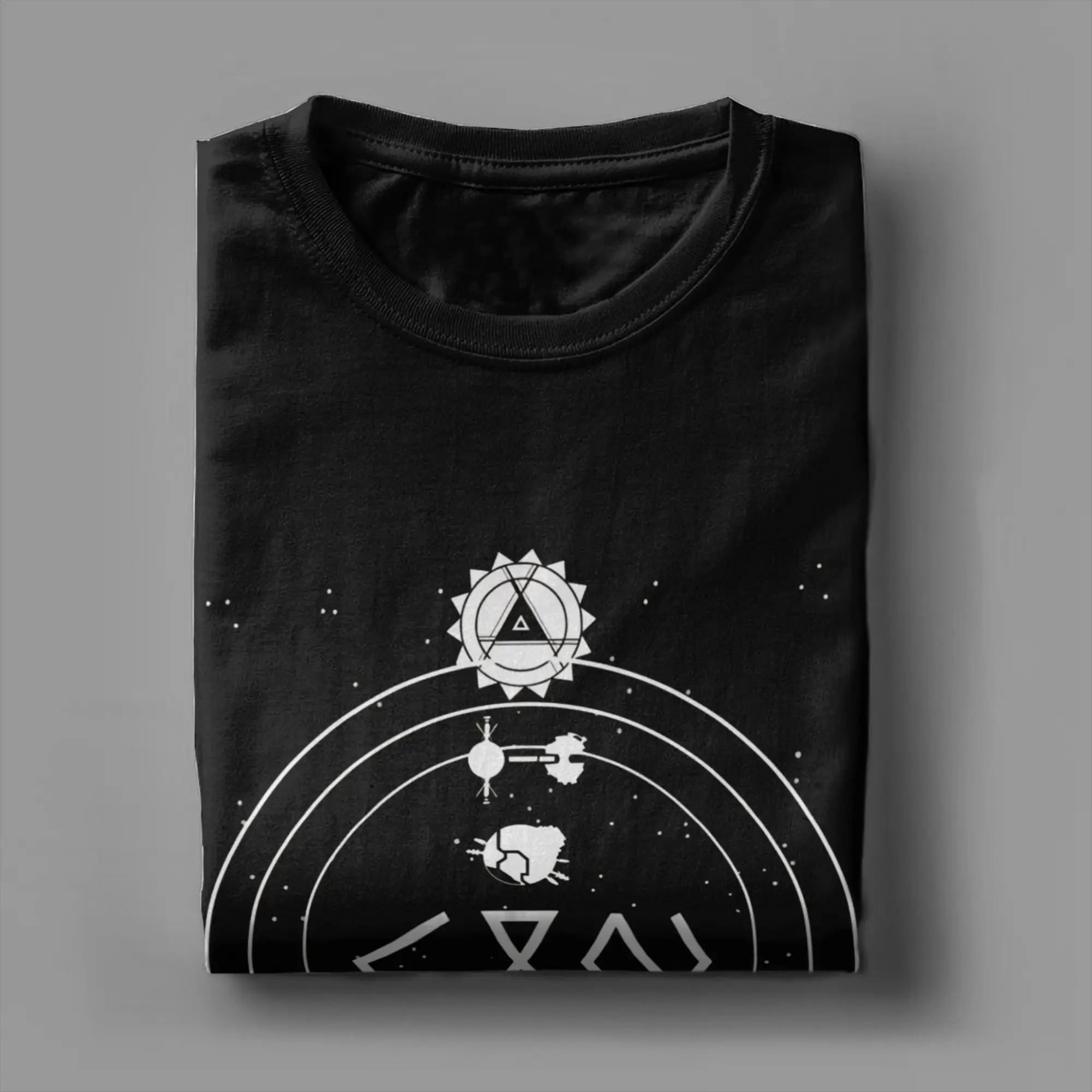 Outer Wilds Detaillierte T-Shirts für Männer und Frauen, lustige Baumwoll-T-Shirts, Rundhalsausschnitt, kurzärmeliges T-Shirt, 6XL-Kleidung