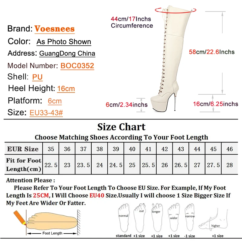 6.3Inch Over-the-knee Boots For Female Thigh High Platform Shoes Pole Dancing High Heels Winter Long Boots With Zipper For Women