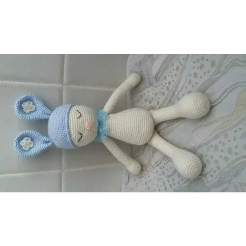 Amigurumi Sleeping Friend Rabbit from 20-25 cm washable ﻿oyuncak | Игрушки и хобби