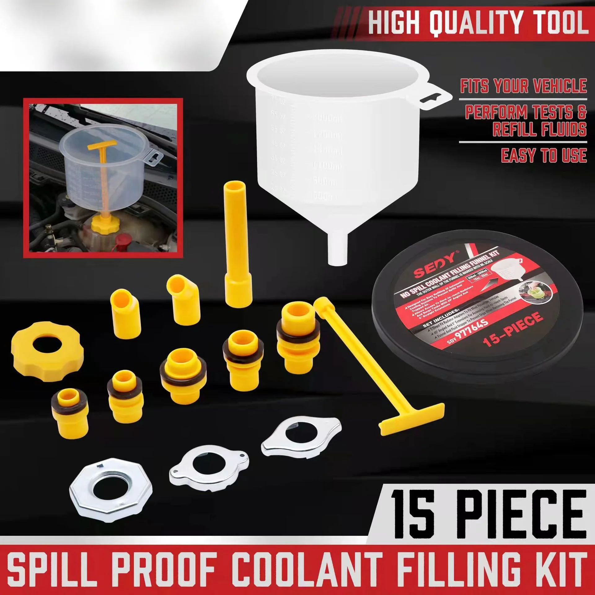 Antifreeze Funnel Combination