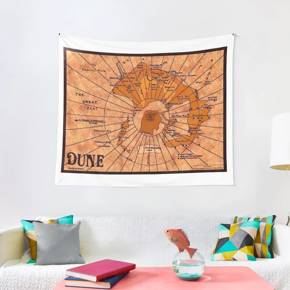 

DUNE Map Tapestry Room Decore Aesthetic House Decorations Cute Decor Tapestry