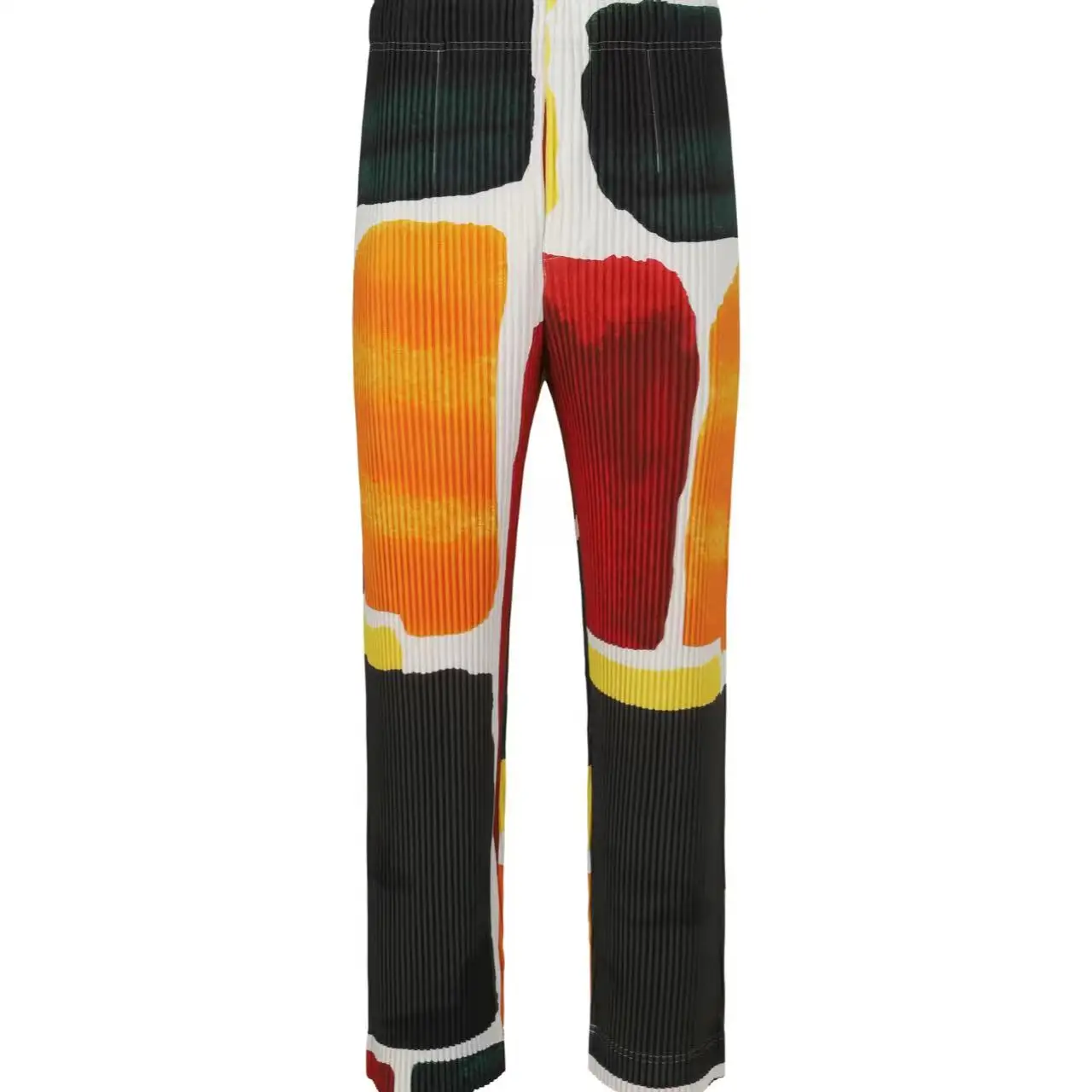 Pleats Original Print Pleated Pants 2024 Spring Summer New Personalized Printing Casual Pants Fashion Versatile Men's Clothing 6