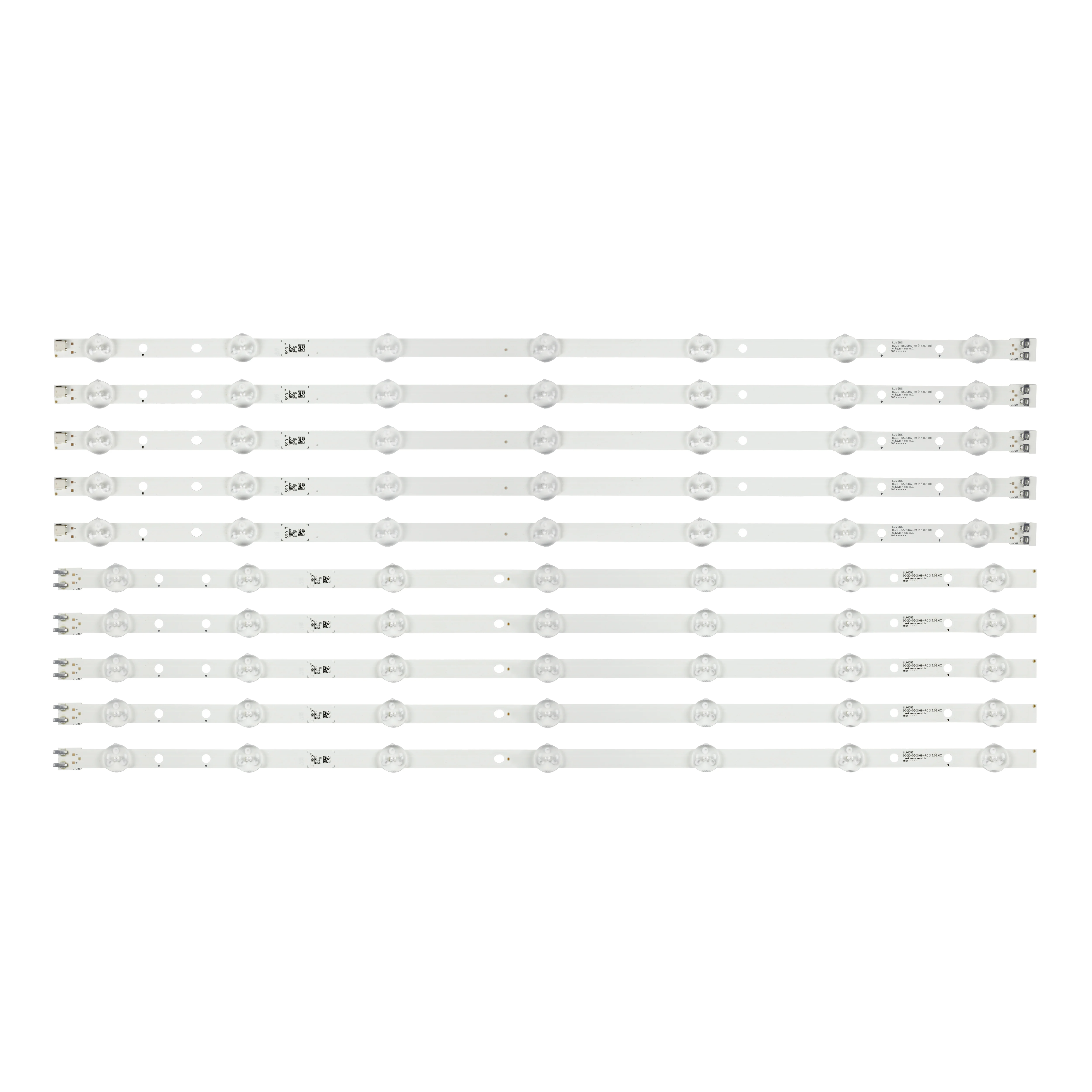 Tira Conduzida Luz de Fundo 10 para Samsung Lh55eddplgc Ua55h6203 Un55fh6030 Un55h6103 Un55j6200 Bn9639055a Bn96-30056a 2013svs55_3228n