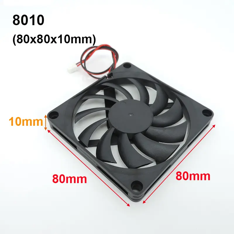 4010 12025 8010 30mm dc 5V 12V 24V Cooling Fan Brushless Motor Case Quiet 40MM 50MM 60MM 70MM 80MM 90MM 120MM for 3D print 2PIN - Image 16