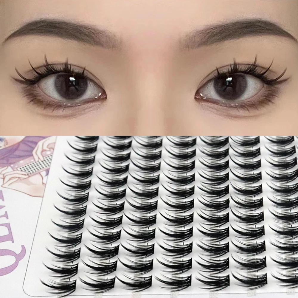 

1 box/160 Clusters 3D Mink Eyelashes Natural Eyelash Extensions Russian Individual Eyelash bundles Makeup Tools Lashes Wholesale