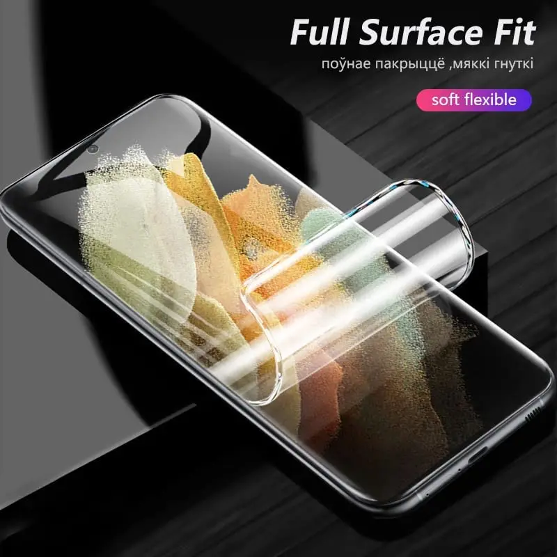 

Hydrogel Screen Protector For Samsung Galaxy S10 S9 S8 S20 S21 S22 Ultra FE Plus S10E Protective Film For Samsung Note 9 10 20 8