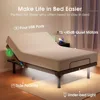 Adjustable Bed Frame Base Queen, Ergonomic Bed Improve Sleep Quality- Zero Gravity Massage Remote with Memory- USB Ports, 6
