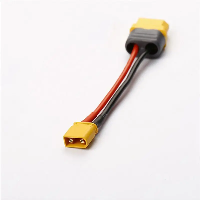 4X RC 배터리 케이블 Amass XT60 - XT30 T-플러그 커넥터 남성 여성 커넥터 플러그(16AWG 실리콘 와이어 100Mm 포함)