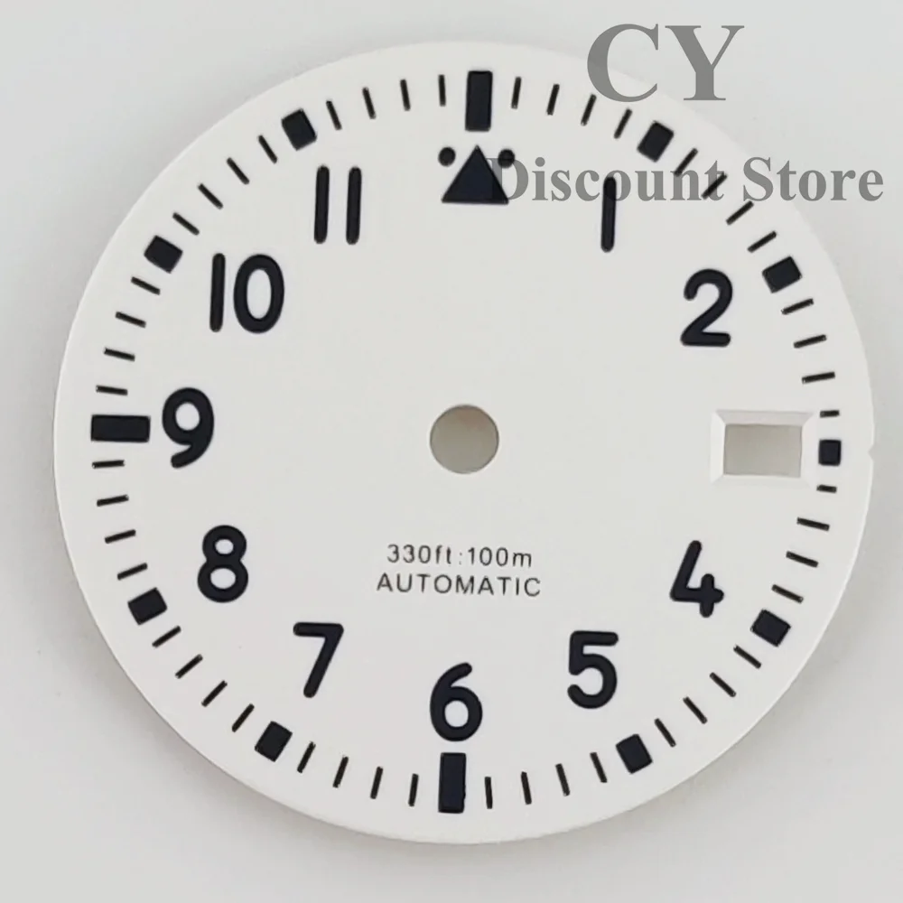Luminous Multicolor 29mm Watch Dial with Versatile Crown Positions