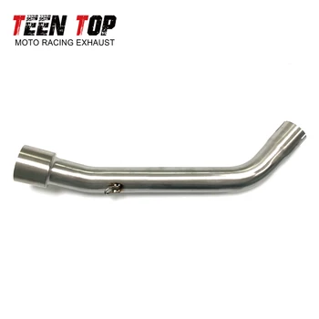 Motorcycle Exhaust Middle Link Pipe For Suzuki GSR250 S F GW250 2012 13 14 15 16 2017