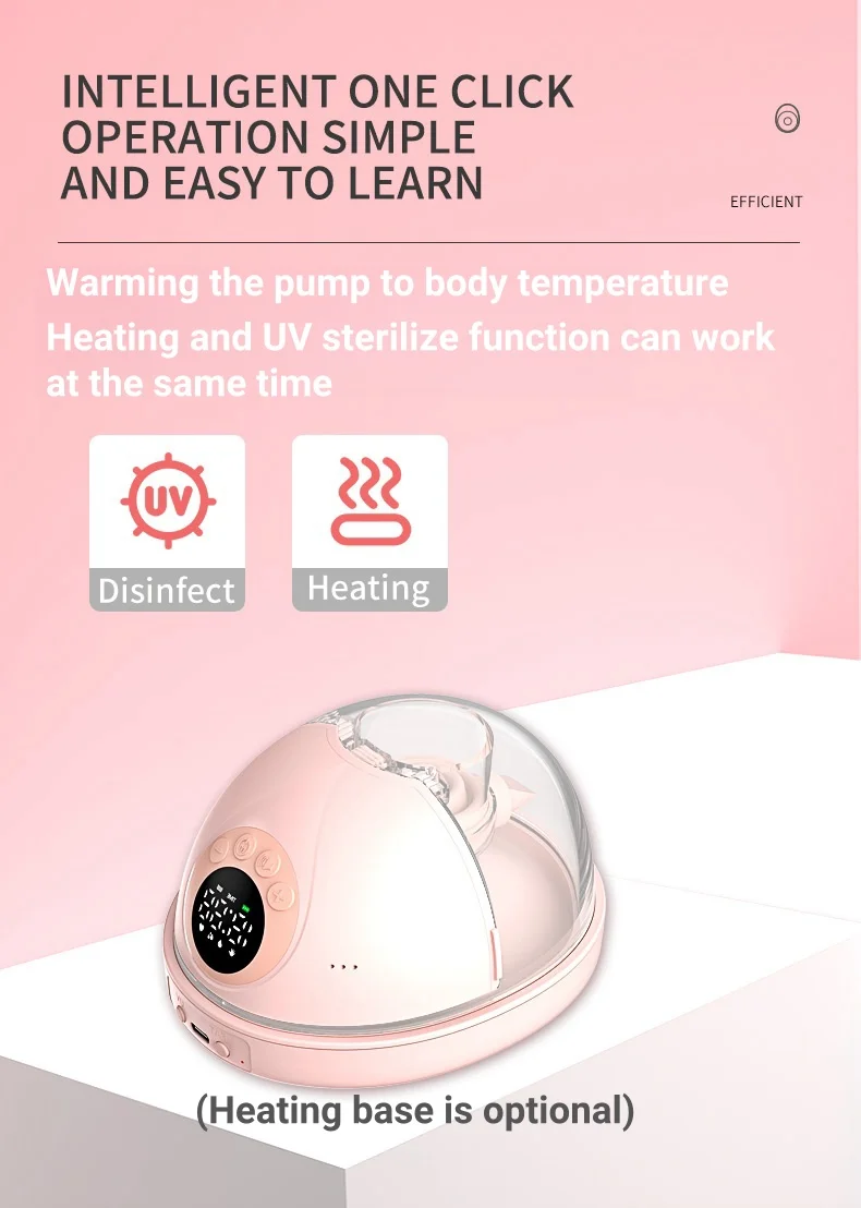 Hands-free Electric Breast Pump With Heating And Uv Sterilization_voghion.com