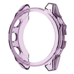 Premium Anti - Scratch Silicone TPU Case - Soft Shell Protector Cover for Garmin Fenix 8 Accessories (PURPLE)