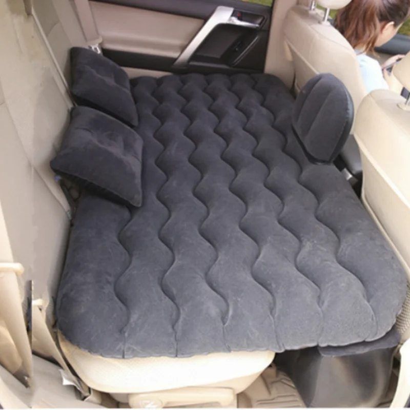 Car Air Inflatable Travel Mattress Bed Universal for Back Seat Multi functional Sofa Pillow Outdoor Camping Mat Cushion 4