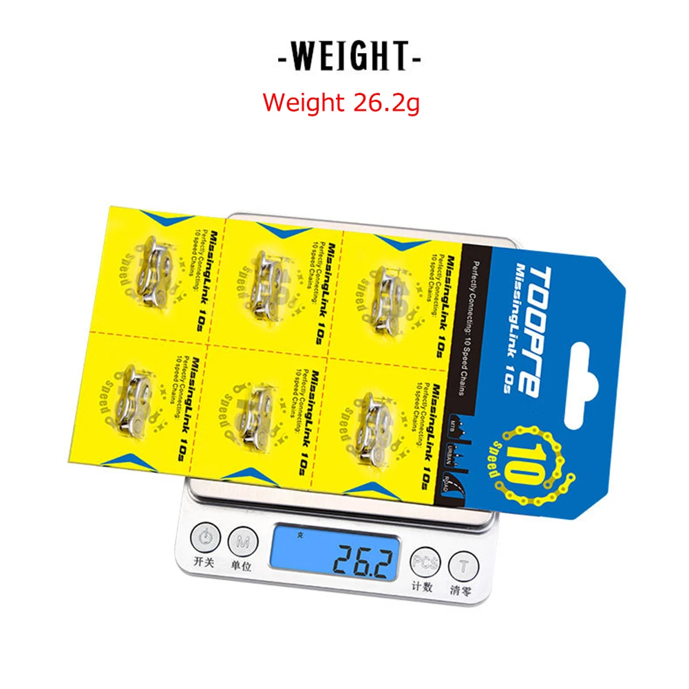 6쌍 자전거 체인 링크 커넥터 조인트 산악 도로 자전거 빠른 마스터 링크
