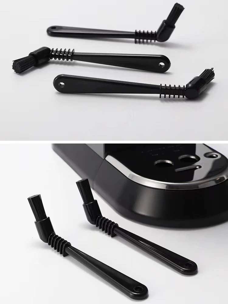 Description Picture 4 of itemCoffee Machine Cleaning Brush Soft Hair Plastic Brush Grinder Cleaning Brush Bar Double Head Brewing Head Cleaning Brush