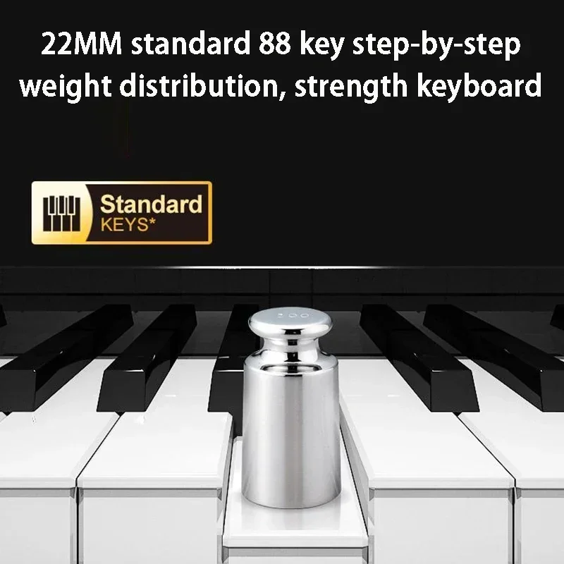 Portable Electronic Piano 88 Keys Professional Musical Keyboard Midi Controller Panel Adult Beginners Footswitch Electric Organ