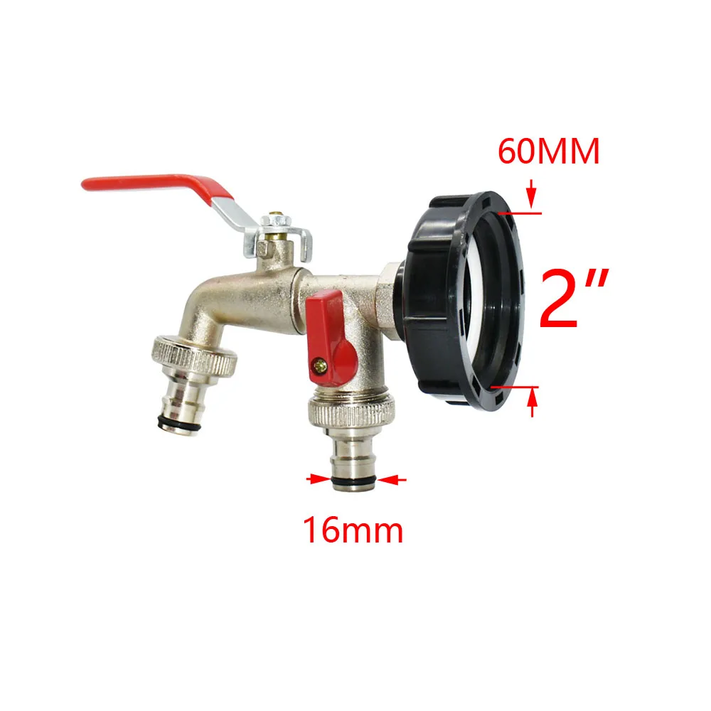 Rubinetto per serbatoio Ulisem da 1000 litri S60X6, connettore per