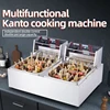 Commercial Kanto Cooking Machine with Fried Basket and Noodle Cooking Stove Multi functional Fried Pot Commercial Snack Equipmen 6