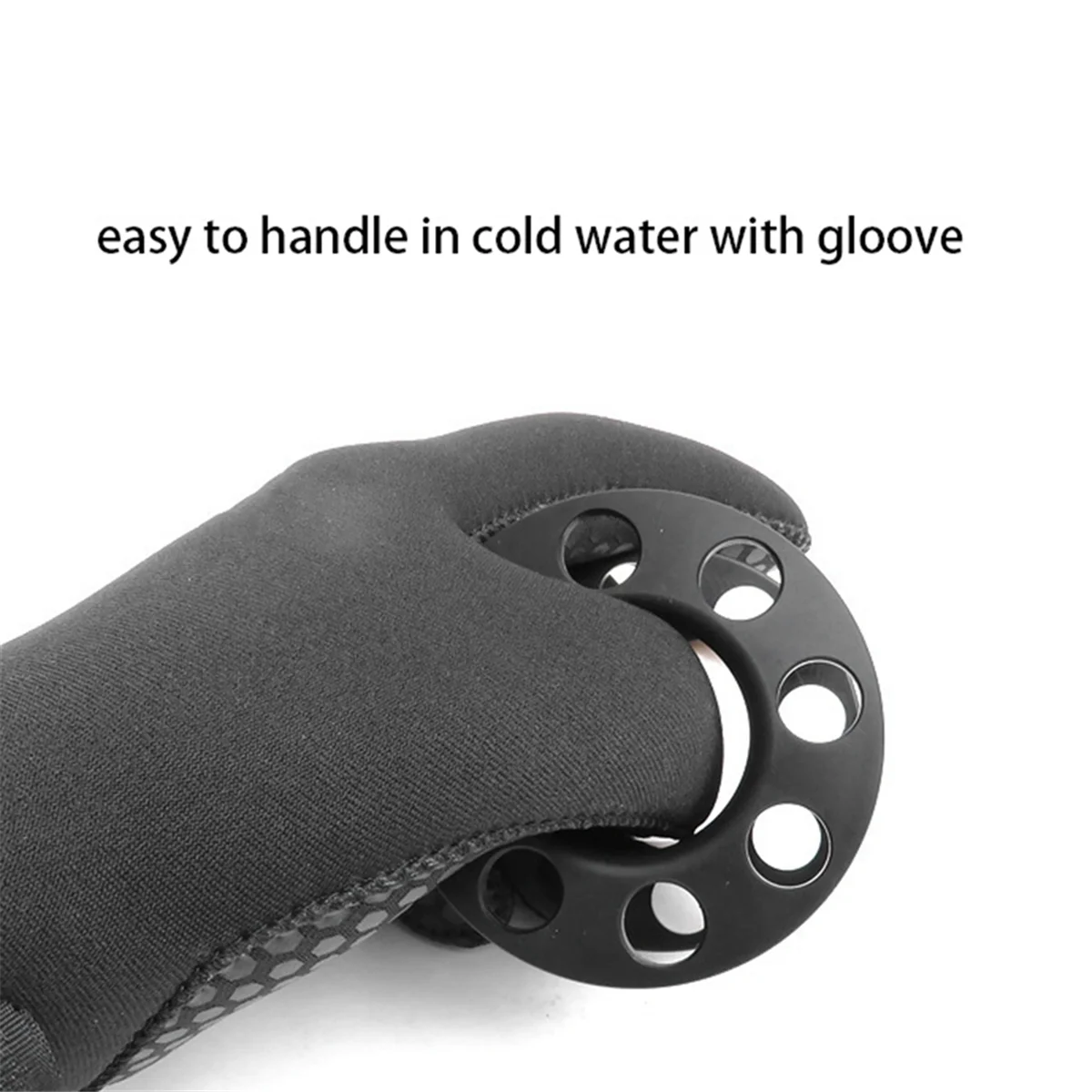 BAAU Diving Finger Reel Diving Spool Light-Duty Reel Underwater Accessories Scuba Compact Finger Spool 30m