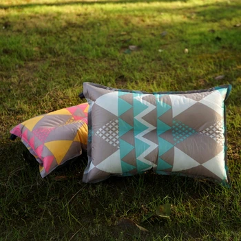Outdoor Camping Automatic Inflatable Pillow Tent Camping Equipment Leisure Ethnic Style Tent Lunch Break Travel Sleeping Pillow 3