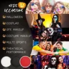 30G Water Monochromatic Face Body Painting Palette Halloween Face Body Paint Makeup Body Partie 10 Brushes and Palettes Set 5