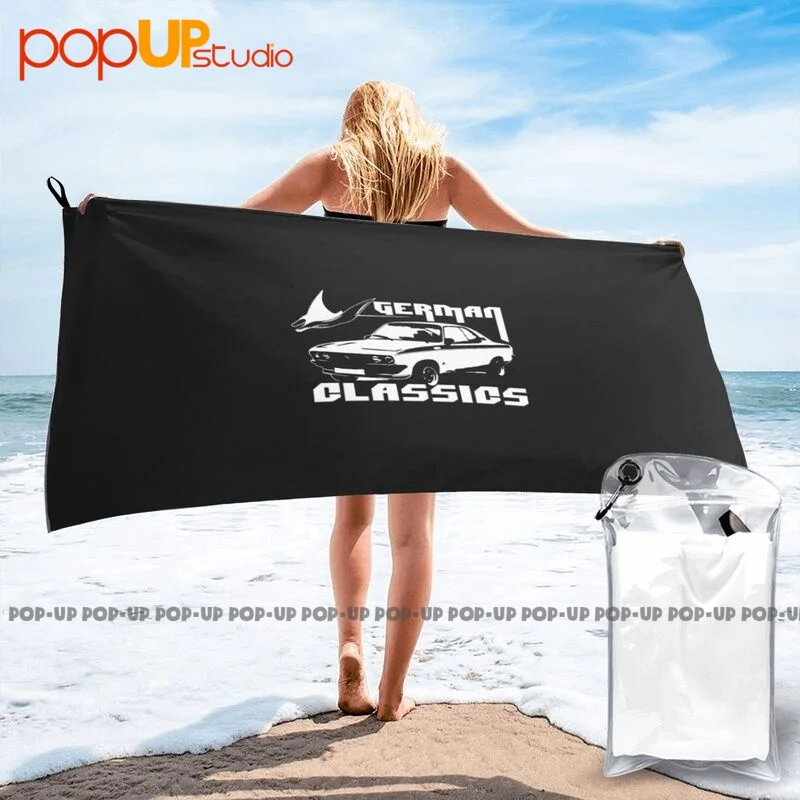 Opel Manta A German Classics Cult Gt E Oldscool Quick Dry Towel Surf Fashion Bath Towel Good Quality