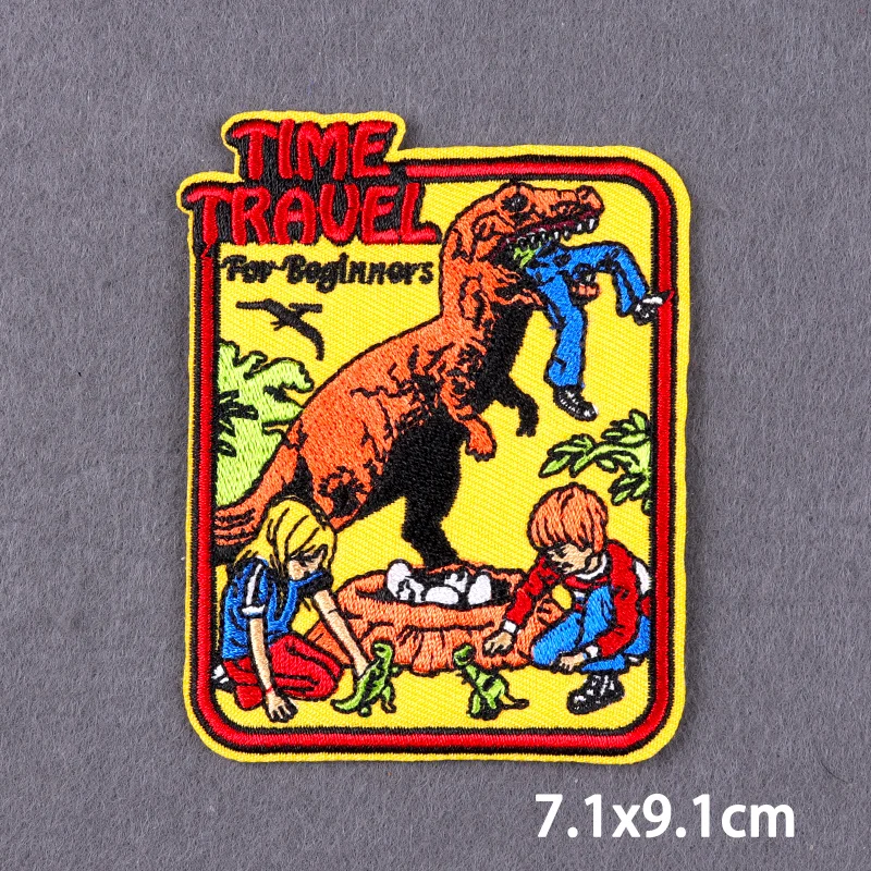 Diansour Eisen auf Patches für Kleidung thermoadhäsive Patches Abenteuer Landschaft Tier Stickerei Patch auf Kleidung DIY – Detail 33