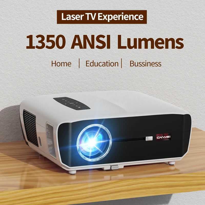 1350 ANSI Lumens Video Projector 4k Full HD 1080P Ultra HD Laser Experience Home Beam Projectors for Show
