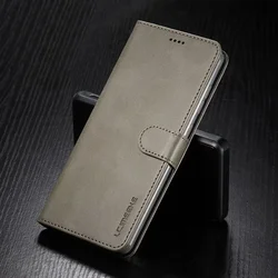 Leather Wallet Flip Cover for S24Plus S25Plus (Grey)