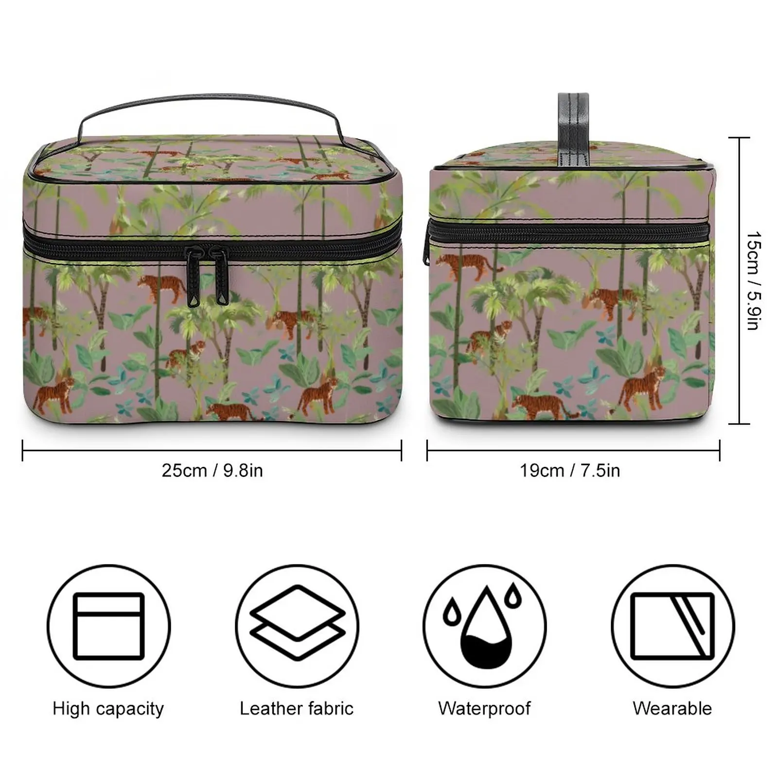 Travel Large-Capacity Cosmetic Bags Fashion Make up Pouch Case Waterproof Female Storage Make up Cases Toiletrys Makeup Bag