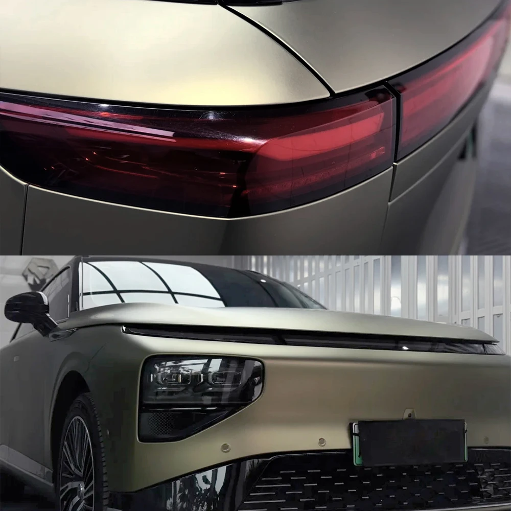 PET Matt Blitz Grün Auto Vinyl Film Auto Aufkleber Mit Air Release Technologie Auto Körper Kreative Dekoration Aufkleber Zubehör – Detail 8