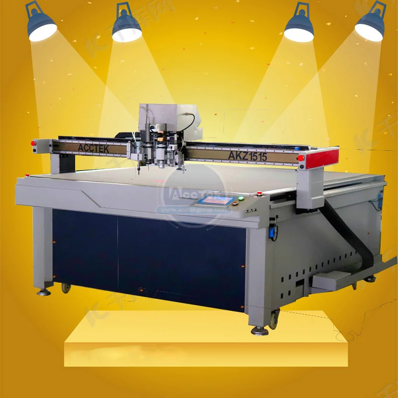 Automatic Cnc Flatbed Fabric Plotter Cutter Digital Knife Cutter Non