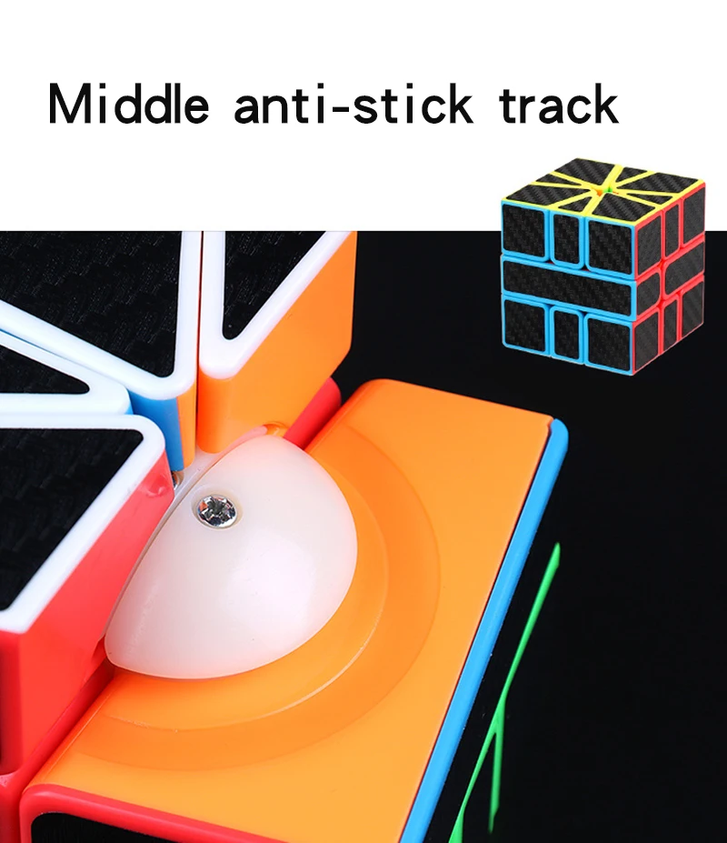 Logica – Cube Fisher 3x3 S QiYi – Modèle Pro Avec Carreaux Incrustés, Léger (86 G), Pour Speedcubers