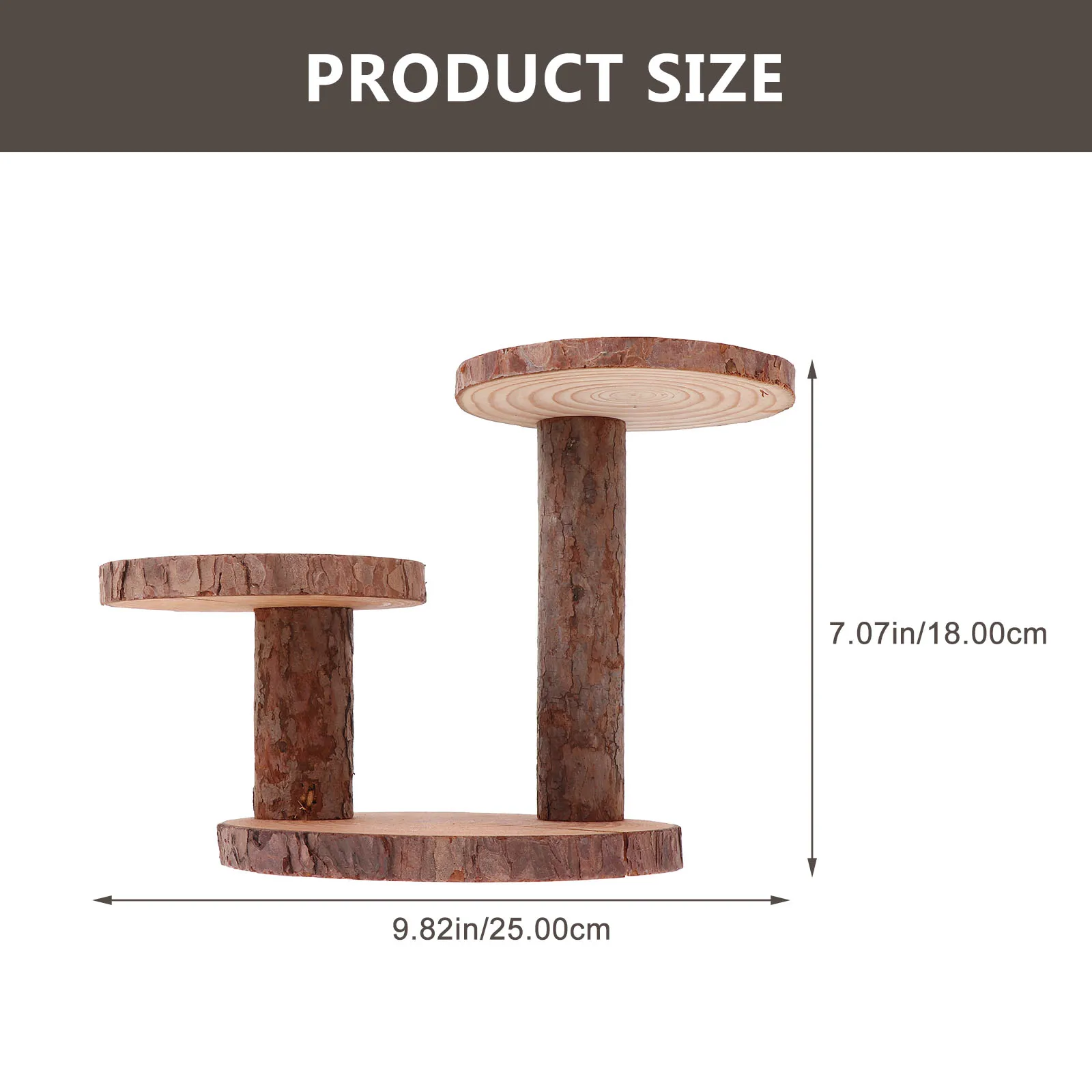 Wooden Pot Flower Holder Rack Shelf Riser Cake Planter Potted Storage Round Tray Balcony Tier Stands plant stand,wooden flower shelf
