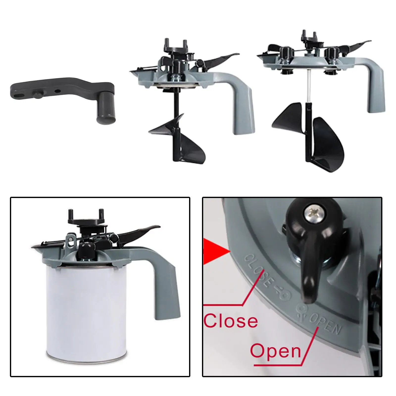 Paint Slurry Cover Plastic Paint Mixer Color Tools Automatic Award Cover