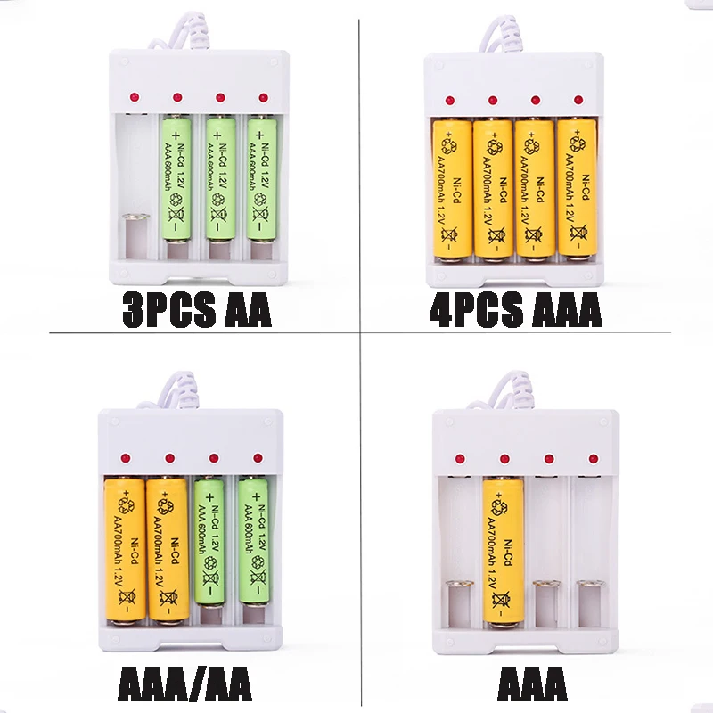 Battery Charger Adapter 14500 /18650 Battery Charger Universal 2 Slot Li-ion Battery USB Charger Smart Led Chargering For Rechargeable Batteries AA AAA