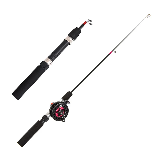 Ice Winter Fishing Rod with Reel Combo Ultralight Mini Telescopic