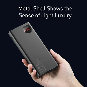 Baseus Power Bank 20000mAh Portable Charger Powerbank 10000mAh External Battery PD 22.5W Fast Charging For iPhone 16 15 Xiaomi 3