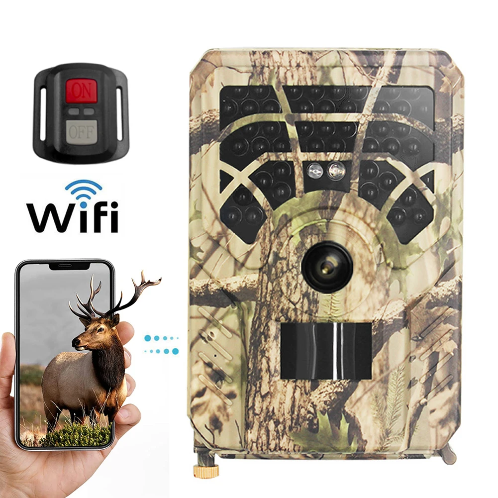 

WIFI 24MP Trail Camera Hunting Night Vision Camera Motion With Remote Control Outdoor Activity Recording Photography Equipment